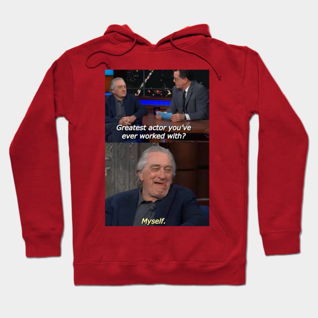 Robert de niro Hoodie by lowen morrison